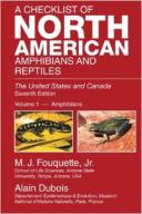A Checklist Of North American Amphibians And Reptiles: The United States and Canada
